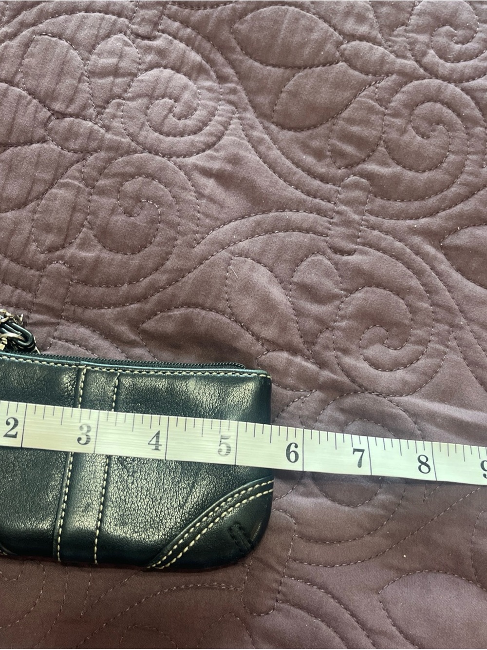 Coach Leather Coin/card Wallet Vintage - Picture 4 of 5
